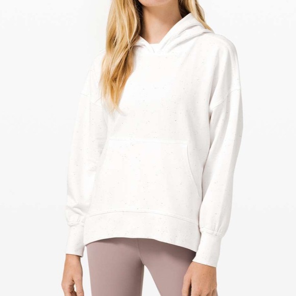 lululemon athletica Tops - Lululemon LA Back in Action Hoodie - Birthday Cake Speakles